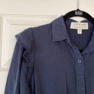 Anthropologie Cloth and Stone Button Up Size Medium